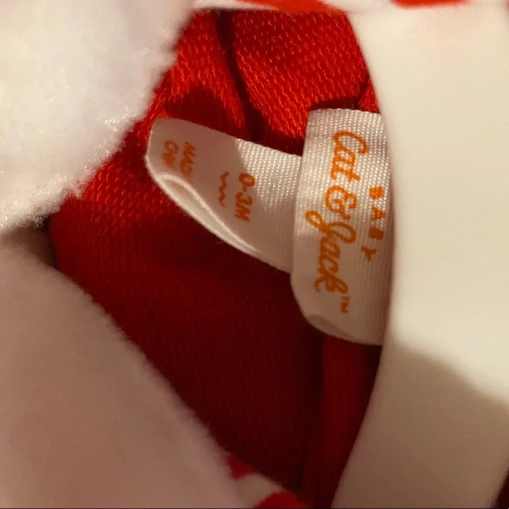 Cat and Jack Hooded Santa Outfit